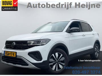 Zakelijke Lease |  Volkswagen T-Cross TSI 115PK LIFE EDITION, Gebruikt, Euro 6, Overige brandstoffen, Wit