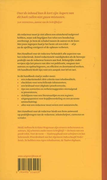 Handboek voor de redacteur 9789089534958 Heidi Aalbrecht, Boeken, Verzenden, Gelezen, Heidi Aalbrecht