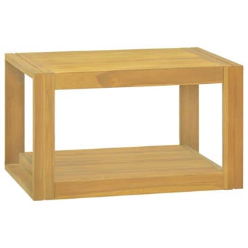 vidaXL Badkamerwandkast 60x45x35 cm massief teakhout, Verzenden, Nieuw