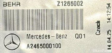 Mercedes-Benz A-klasse W176 CLA W117 intercooler A2465000100, Ophalen, Gebruikt, Mercedes-Benz