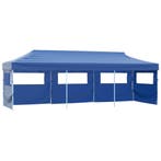 vidaXL Vouwtent pop-up met 5 zijwanden 3x9 m blauw, Verzenden, Nieuw