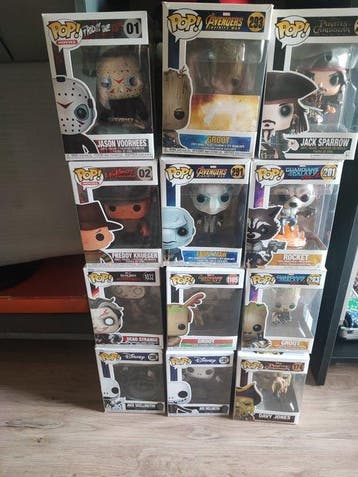 Funko - Funko Pop - Horror / Disney / Marvel x 12