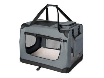 Veiling - Hondentransportbox L opvouwbaar 70 x 50 x 52 cm gr, Dieren en Toebehoren, Gebruikt