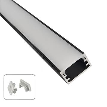 Velvalux Aluminium Profiel Zwart voor Trapverlichting LED, Ophalen of Verzenden, Nieuw, Overige fittingen
