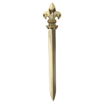 vintage koper briefopener fleur de lis 24cm*, Verzenden, Nieuw