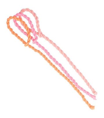 Haarelastieken Basic - Hair Tie Koord - Oranje Roze - Set, Nieuw
