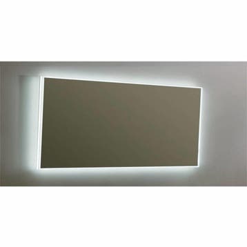 Spiegel Sanilux Mirror Infinity 160x80x4,5 cm Aluminium met, Ophalen of Verzenden, Nieuw