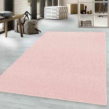 Laagpolig Vloerkleed | Nizza | Gemêleerd | Rosé | 200x290 cm, Huis en Inrichting, Stoffering | Tapijten en Kleden, Verzenden, Nieuw