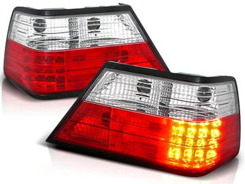 Achterlichten LED Mercedes E-Class W124 rood/clear, Ophalen of Verzenden, Nieuw