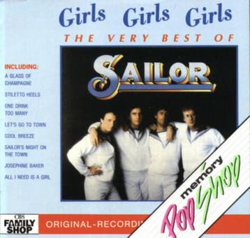 cd - Sailor - Girls Girls Girls - The Very Best Of Sailor, Verzenden, Zo goed als nieuw