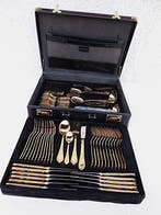 Solingen, *SBS-Goldbesteck 23/24 Karat hartvergoldet* -