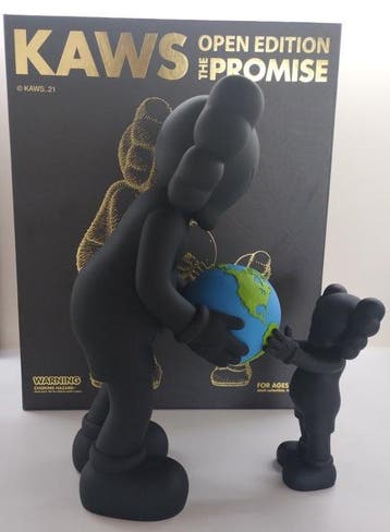 Kaws (1974) - KAWS THE PROMISE - Black