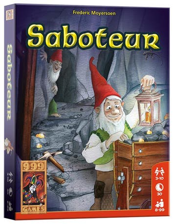 Saboteur Basisspel, Ophalen of Verzenden, Nieuw