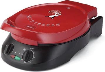 2dekans | Ariete 908 1pizza(s) Zwart, Rood pizzamaker en, Ophalen of Verzenden, Zo goed als nieuw