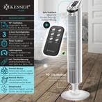 Torenventilator - Fluisterstil - Oscillatie - Zilver - KESSE, Verzenden, Zo goed als nieuw