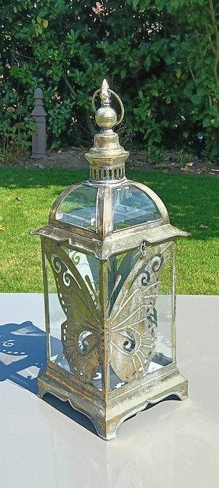 Lantaarn - huis of tuinlantaarn - metaal glas