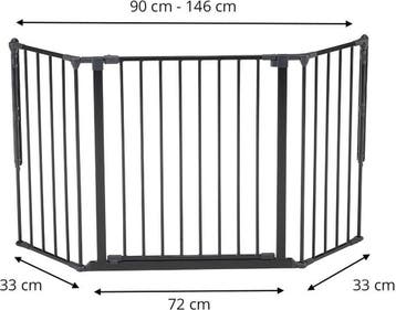 BabyDan Flex M Traphekje - Haardhekje - 90 -146 cm -, Kinderen en Baby's, Traphekjes, Ophalen of Verzenden, Zo goed als nieuw