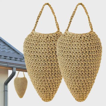 Nep Wespen Nest 2 Stuks - Ophangbaar Afweermiddel voor Tuin