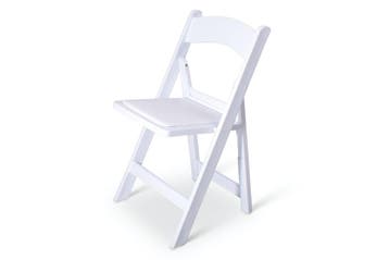 Klapstoel | Wedding chair - Wit, Ophalen of Verzenden, Nieuw, Kunststof