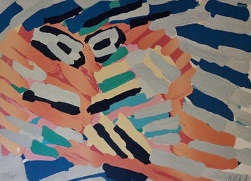 Karel Appel (1921-2006) - Mask Face
