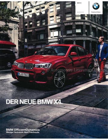 2014 BMW X4 BROCHURE DUITS, Nieuw, BMW, Author