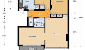 Te Huur 4 Kamer Appartement Haydnstraat In Amersfoort, Huizen en Kamers, Huizen te huur, Direct bij eigenaar, Amersfoort, Utrecht