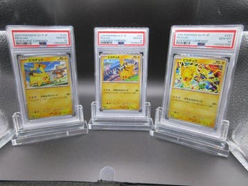 Pokémon - 3 Graded card - Special 3-Piece SetPOKEMON, Nieuw