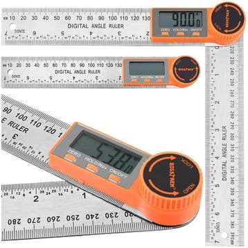 Bigstren Digitale hoekmeter 360° 200 mm met LCD-display,..., Ophalen of Verzenden, Nieuw