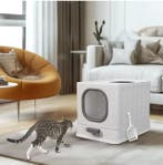 XL Kattenbak met Deksel –Gesloten, Top Entry en Makkelijk Sc, Dieren en Toebehoren, Verzenden, Nieuw