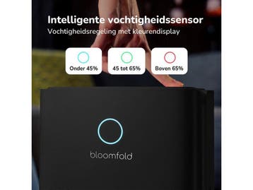 Bloomfold BF003-zwart - Luchtontvochtiger - 12L per Dag -, Witgoed en Apparatuur, Luchtbehandelingsapparatuur, Verzenden, Nieuw