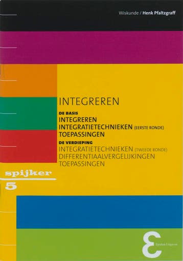 Integreren / Spijkerreeks / 5 - Henk Pfaltzgraff, Boeken, Verzenden, Zo goed als nieuw, Henk Pfaltzgraff