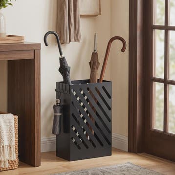 Stijlvolle Zwarte Parapluhouder van Verzinkt Staal met Afnee, Verzenden, Nieuw