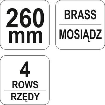 Yato Yt-6344 Staalborstel, Verzenden, Nieuw