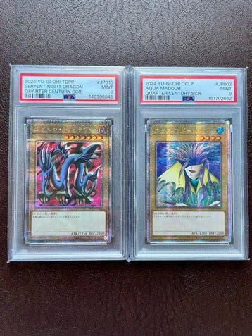 Konami - 2 Graded card - Yu-Gi-Oh! - Serpent Night Dragon, Nieuw