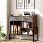 LIVSK Platenspelerstandaard - Vintage Charm - 3 Open Vakken, Verzenden, Nieuw