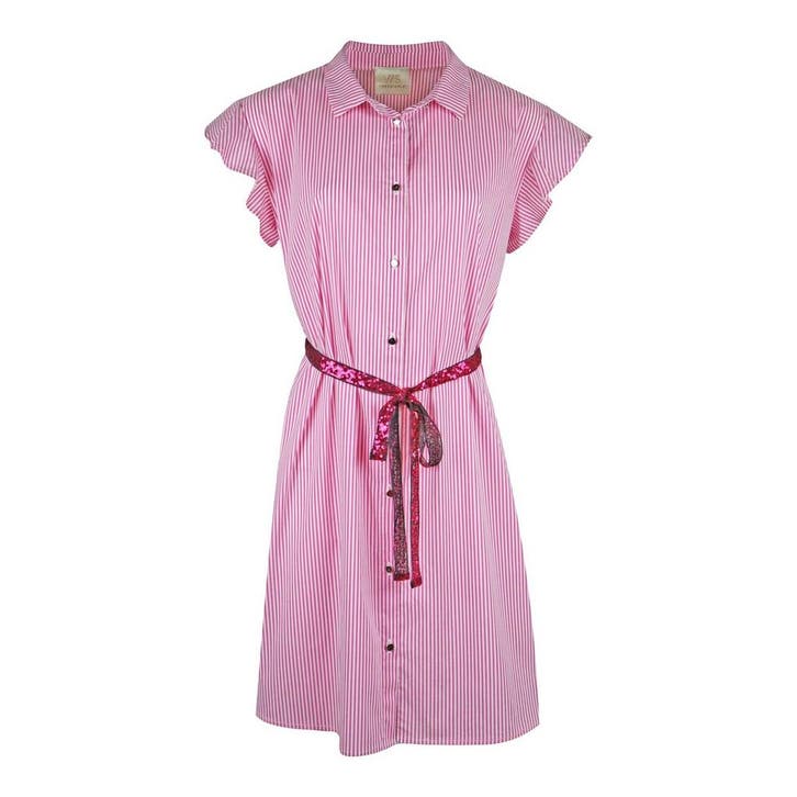 Verysimple • roze overhemd jurk • XL (IT48), Kleding | Dames, Jurken, Roze, Nieuw, Maat 46/48 (XL) of groter, Verzenden