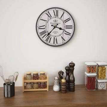 Vintage Londen Wandklok 30cm - Stijlvolle Klok voor Huis & K, Verzenden, Nieuw