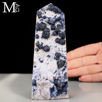 Diep-indigo Blueberry fluorietkristallisaties, Prachtige