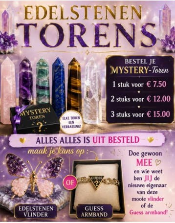 Mystery Edelstenen Torens, Diversen, Verzenden
