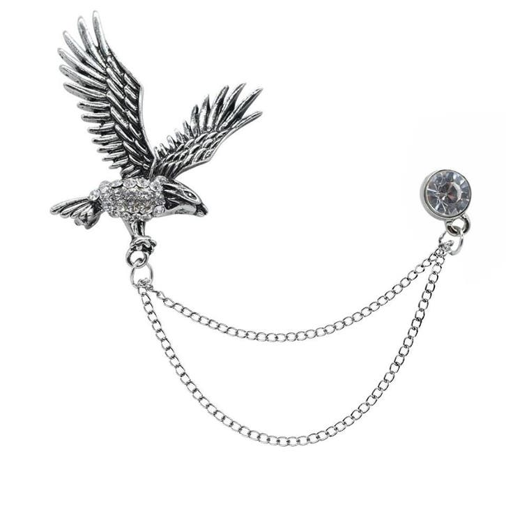 Fako Bijoux - Broche - Adelaar - Kristal - 35x40mm -, Sieraden, Tassen en Uiterlijk, Broches, Verzenden