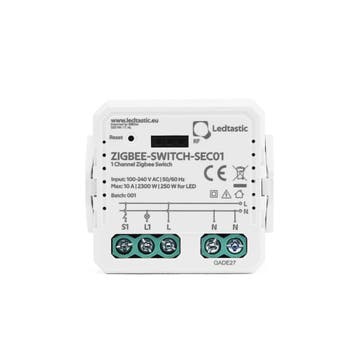 Ledtastic ZIGBEE-SWITCH-SEC01 slimme schakelaar - Zigbee 3.0, Hobby en Vrije tijd, Elektronica-componenten, Verzenden, Nieuw