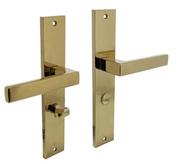 Intersteel deurklink Hera op langschild WC63/8 PVD, Verzenden, Nieuw