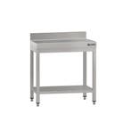 GGM Gastro | RVS werktafel ECO - 600x600mm - met onderschap, Verzenden, Nieuw in verpakking, Meubilair