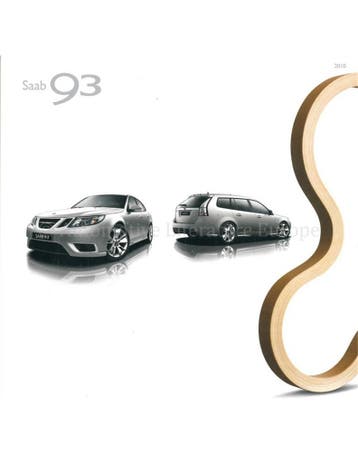 2010 SAAB 9-3 SEDAN | SPORT ESTATE BROCHURE NEDERLANDS, Nieuw, Author