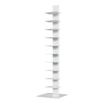 Boekenkast Eksjö schap 150x39x39 cm wit [en.casa], Verzenden, Nieuw