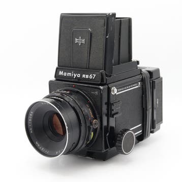 Mamiya RB67 Pro S + Mamiya Sekor C 127mm F/3.8 + 120 film, Verzenden, Gebruikt, Overige Merken