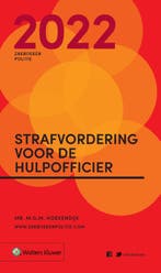 Zakboek strafvordering voor de hulpofficier 2022, Boeken, Verzenden, Gelezen, M.G.M. Hoekendijk