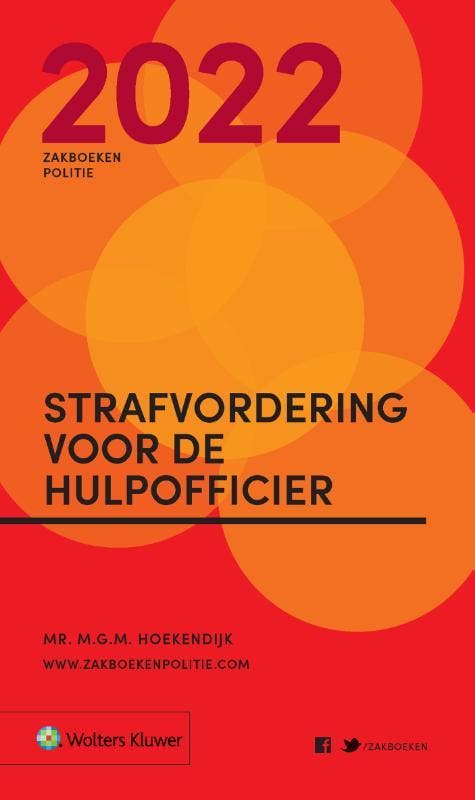 Zakboek strafvordering voor de hulpofficier 2022, Boeken, Wetenschap, Gelezen, Verzenden