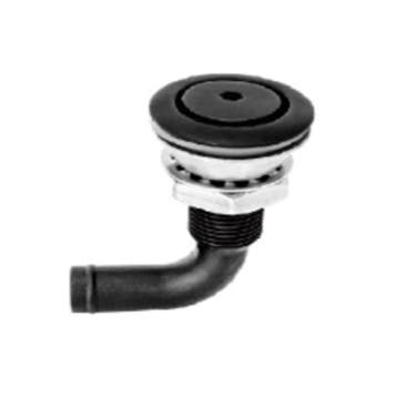 TM Tankontluchter Haaks RVS 316 16mm Zwart, Watersport en Boten, Ophalen of Verzenden, Nieuw