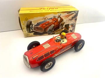 Niedermeier (PN) - Blikken speelgoedauto - Big Racing Car -, Antiek en Kunst